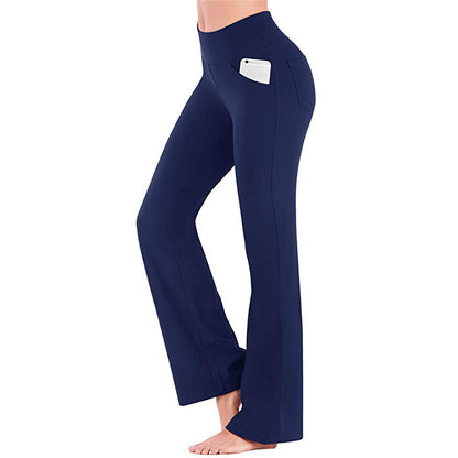 Women's Flared Leggings With High Waist