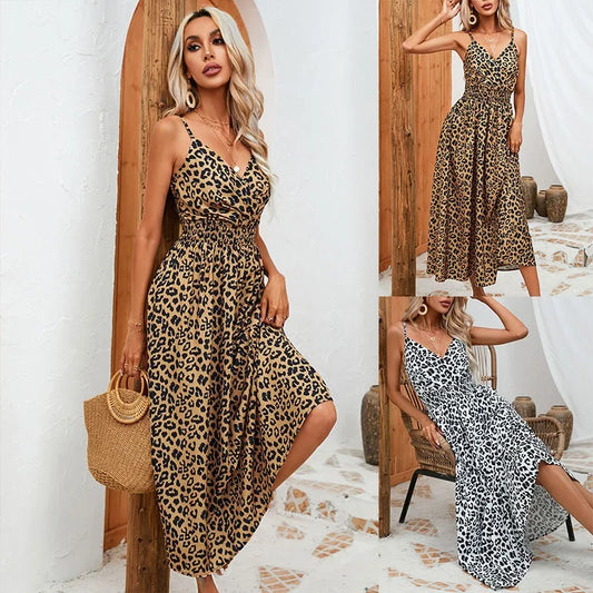 Sexy Leopard Women's Party Dress