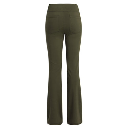 Women's Flared Leggings With High Waist