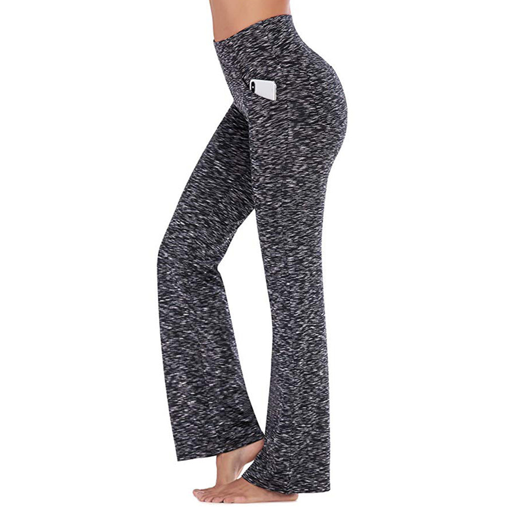 Women's Flared Leggings With High Waist