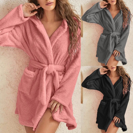 Women's Sleeping/Bath Robe for Winter