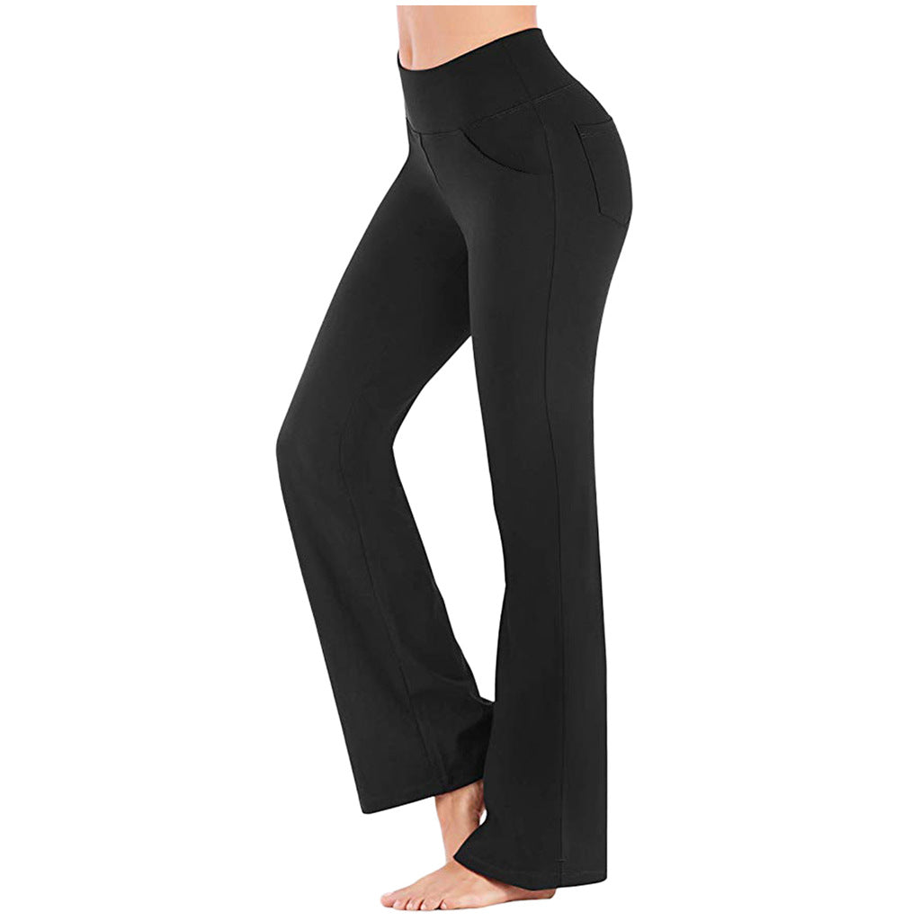 Women's Flared Leggings With High Waist