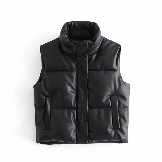 Colete puffer elegante para proteger do vento e deixá-lo confortável 💨
