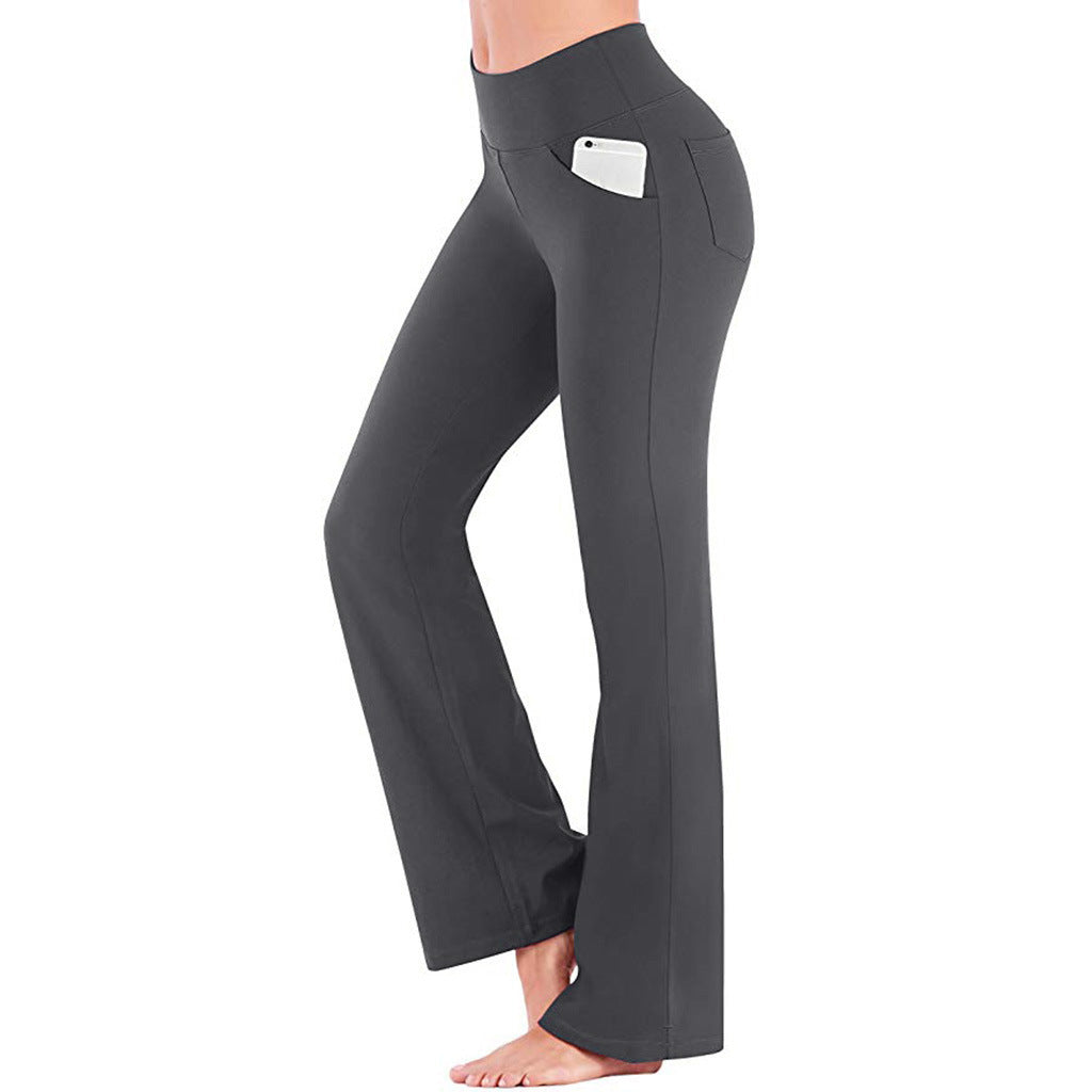 Women's Flared Leggings With High Waist