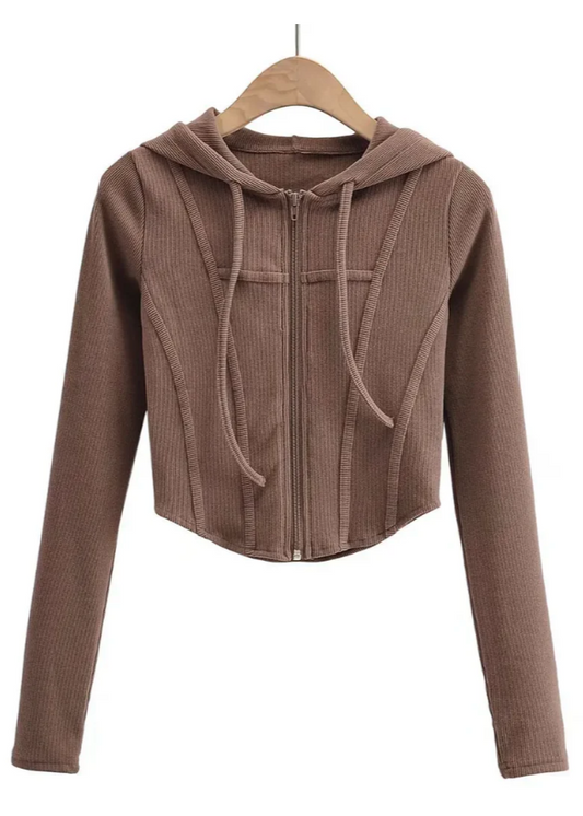 Cardigan com capuz fitness feminino/jaqueta esportiva