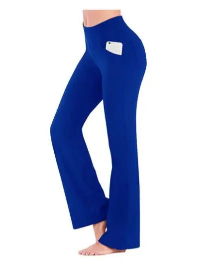 Women's Flared Leggings With High Waist