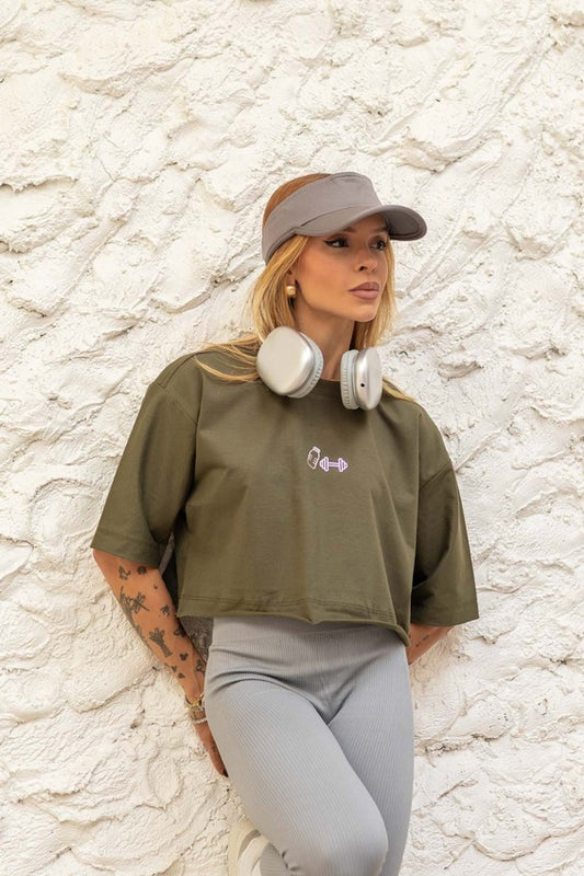 Camisa cropped