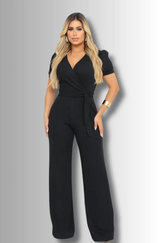 Conjunto macacão manga curta Larissa